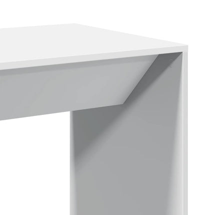 barbord 51x50x103,5 cm konstrueret træ hvid