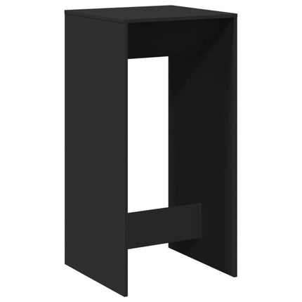barbord 51x50x103,5 cm konstrueret træ sort