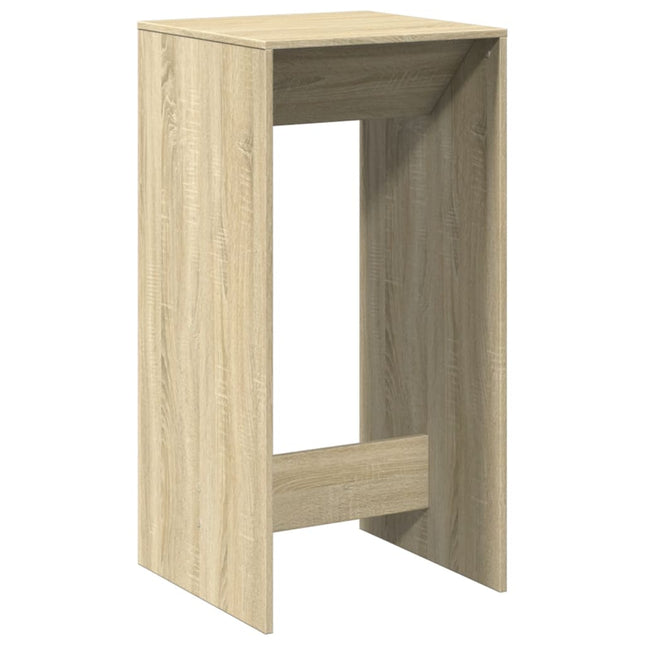 barbord 51x50x103,5 cm konstrueret træ sonoma-eg