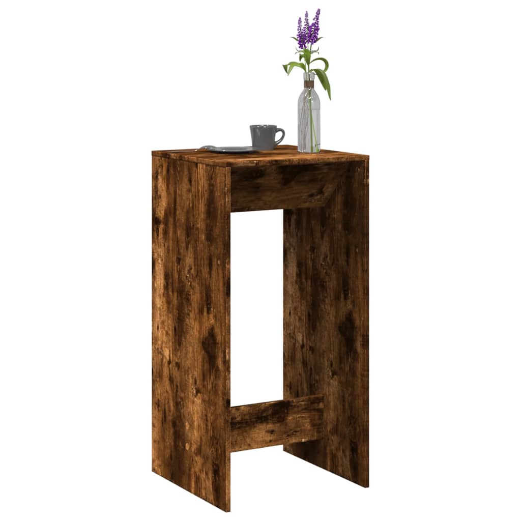 barbord 51x50x103,5 cm konstrueret tr rget egetrsfarve