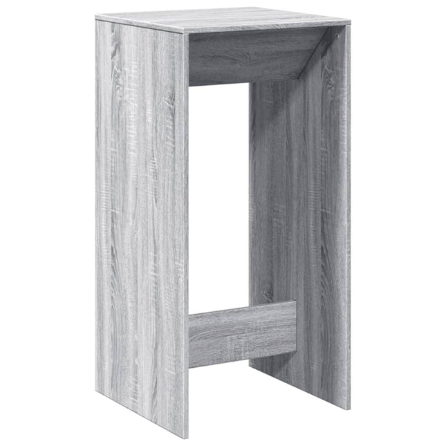 barbord 51x50x103,5 cm konstrueret træ grå sonoma-eg