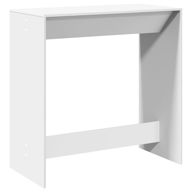 barbord 102x50x103,5 cm konstrueret træ hvid
