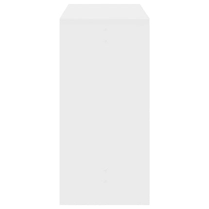 barbord 102x50x103,5 cm konstrueret træ hvid