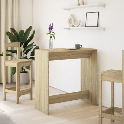 barbord 102x50x103,5 cm konstrueret træ sonoma-eg