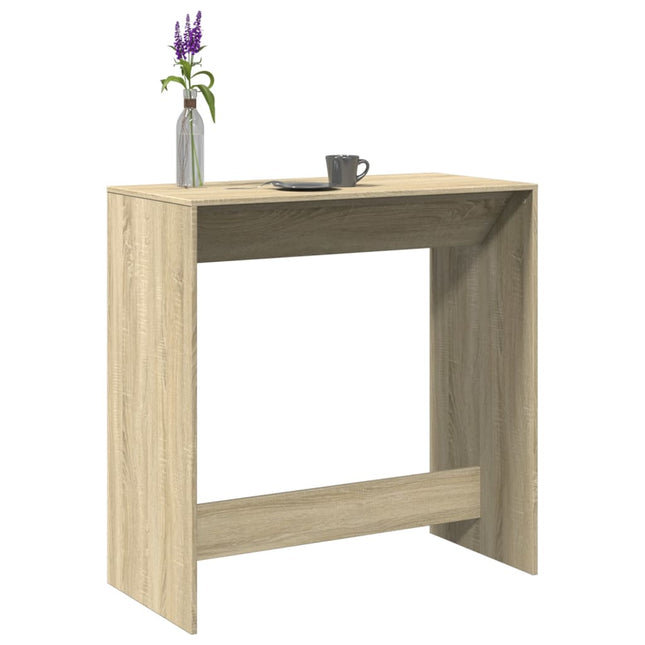 barbord 102x50x103,5 cm konstrueret træ sonoma-eg
