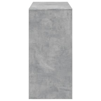 barbord 102x50x103,5 cm konstrueret træ betongrå