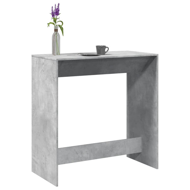 barbord 102x50x103,5 cm konstrueret træ betongrå