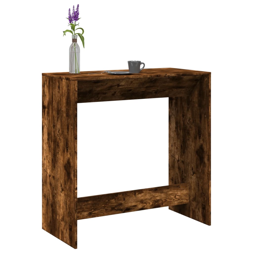 barbord 102x50x103,5 cm konstrueret tr rget egetrsfarve