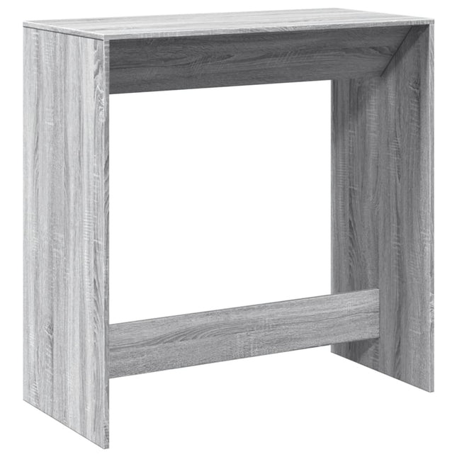 barbord 102x50x103,5 cm konstrueret træ grå sonoma-eg