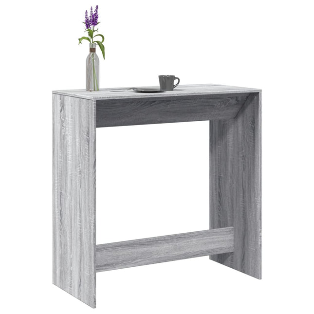 barbord 102x50x103,5 cm konstrueret træ grå sonoma-eg