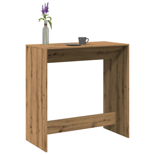 barbord 102x50x103,5 cm konstrueret træ gammelt trælook