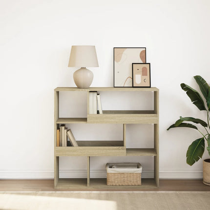 bogreol/rumdeler 100x33x94,5 cm sonoma-eg