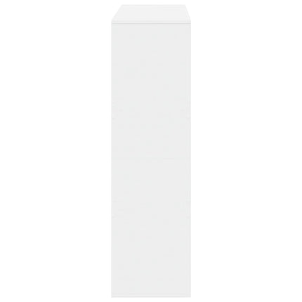 bogreol/rumdeler 100x33x115 cm hvid