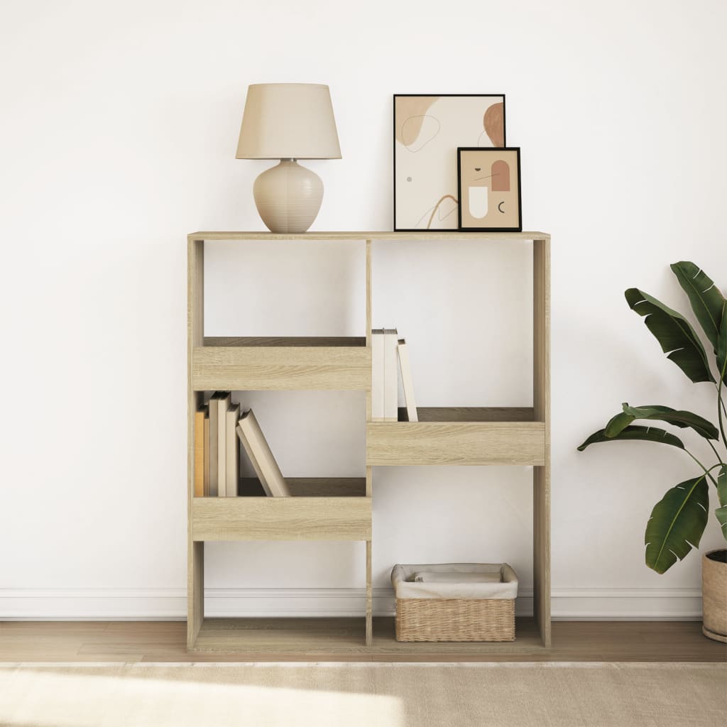 Bogreol/rumdeler 100×33×115 cm - sonoma-eg