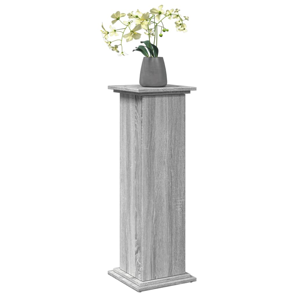 piedestal med opbevaring 31x30x90 cm konstrueret træ