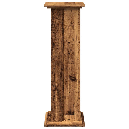 piedestal med opbevaring 31x30x90 cm konstrueret træ