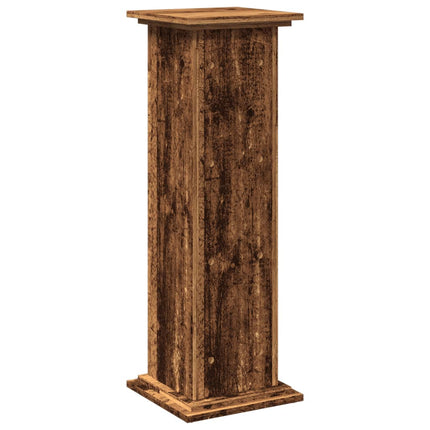 piedestal med opbevaring 31x30x90 cm konstrueret træ