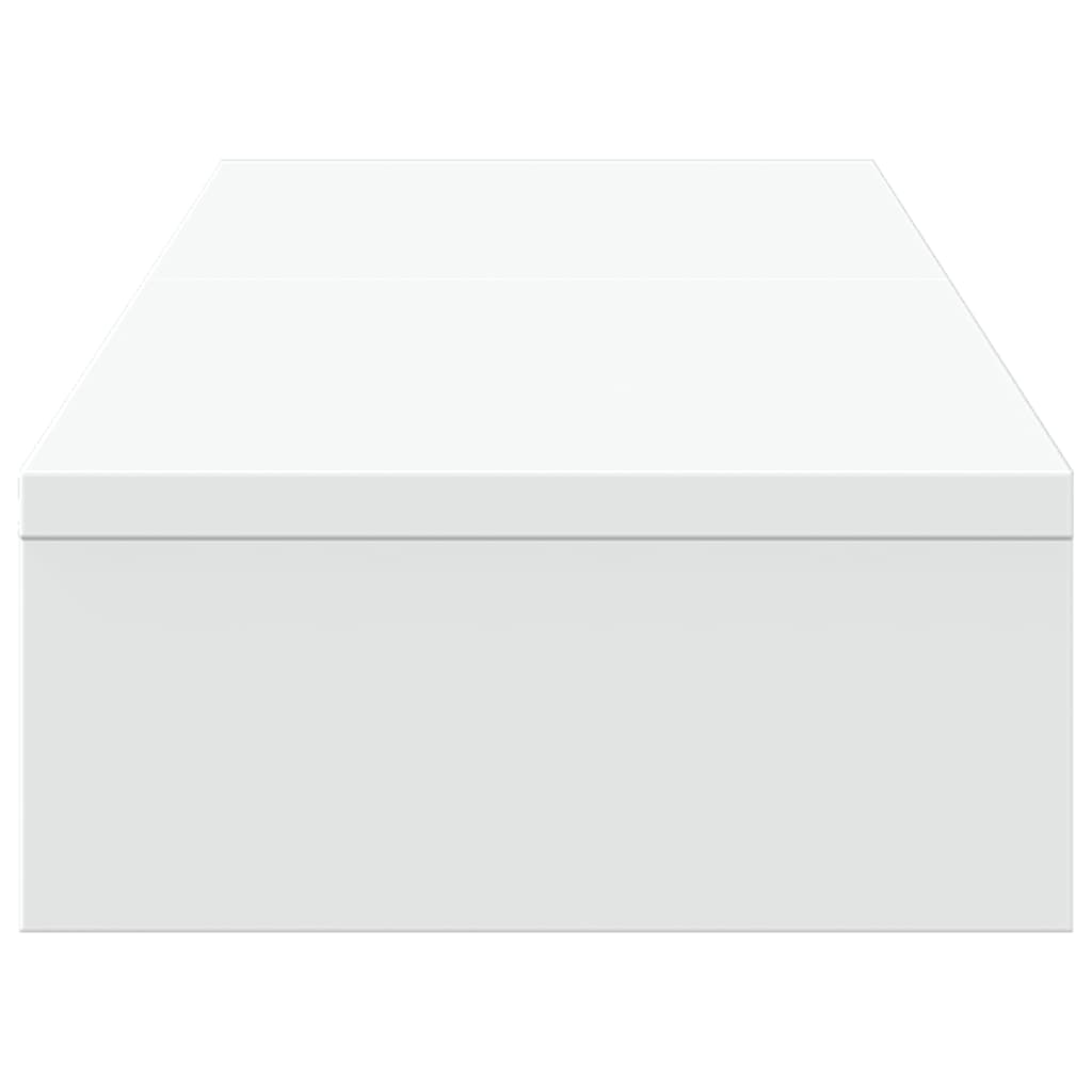 skærmholder 80x24x10,5 cm justerbar konstrueret træ hvid