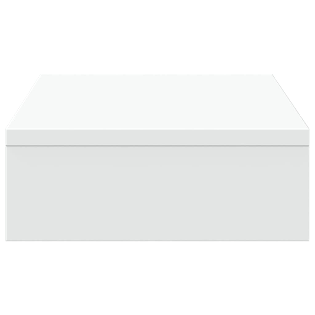 skærmholder 50x27x10 cm konstrueret træ hvid