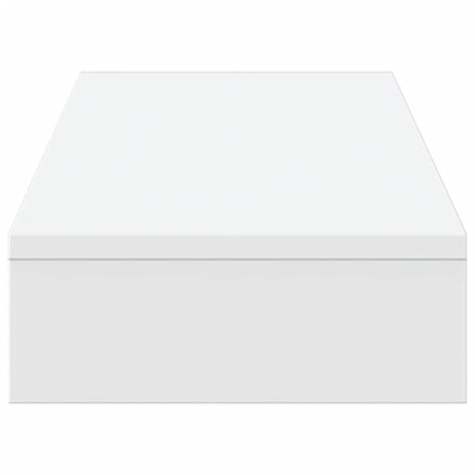 skærmholder 100x27x10 cm konstrueret træ hvid
