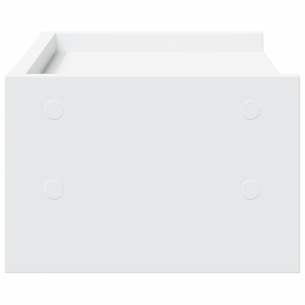 skærmstander 42x24x16 cm konstrueret træ hvid