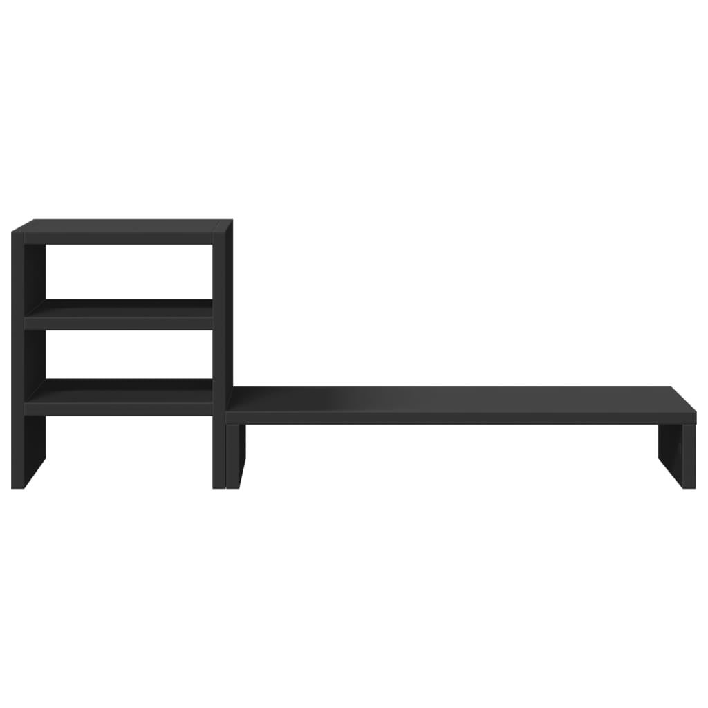 skærmholder med dueslag konstrueret træ sort