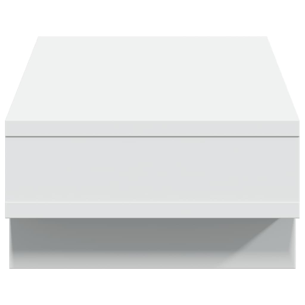 skærmholder 50x27x15 cm konstrueret træ hvid