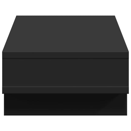 skærmholder 50x27x15 cm konstrueret træ sort