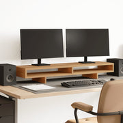 skærmholder 100x27x15 cm konstrueret træ kunsteg