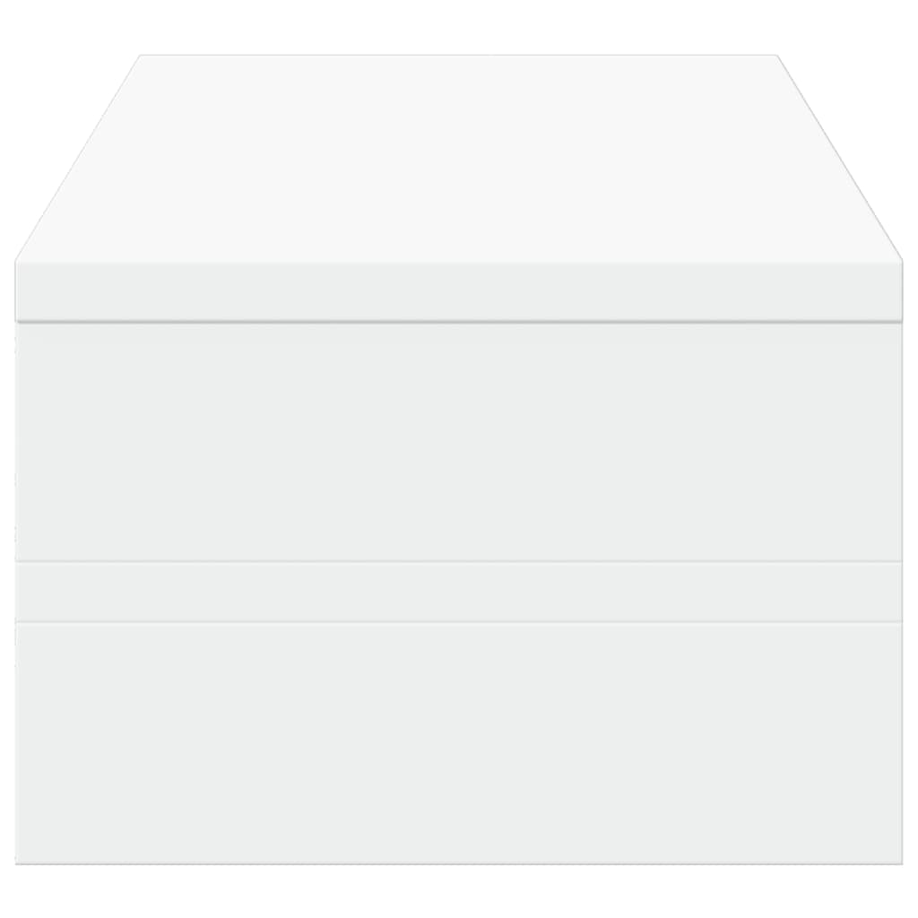 skærmholder 54x22x15 cm konstrueret træ hvid