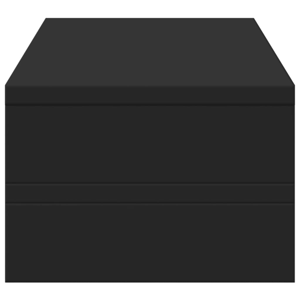 skærmholder 54x22x15 cm konstrueret træ sort