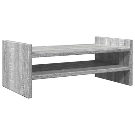skærmholder 50x27x20 cm konstrueret træ grå sonoma
