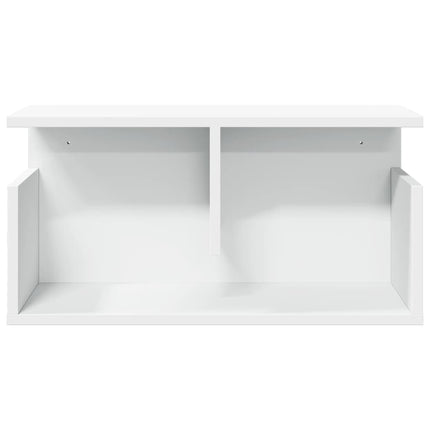 vægskab 60x20x30 cm konstrueret træ hvid