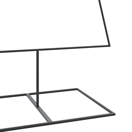 dekorationstræ 210 cm metal sort