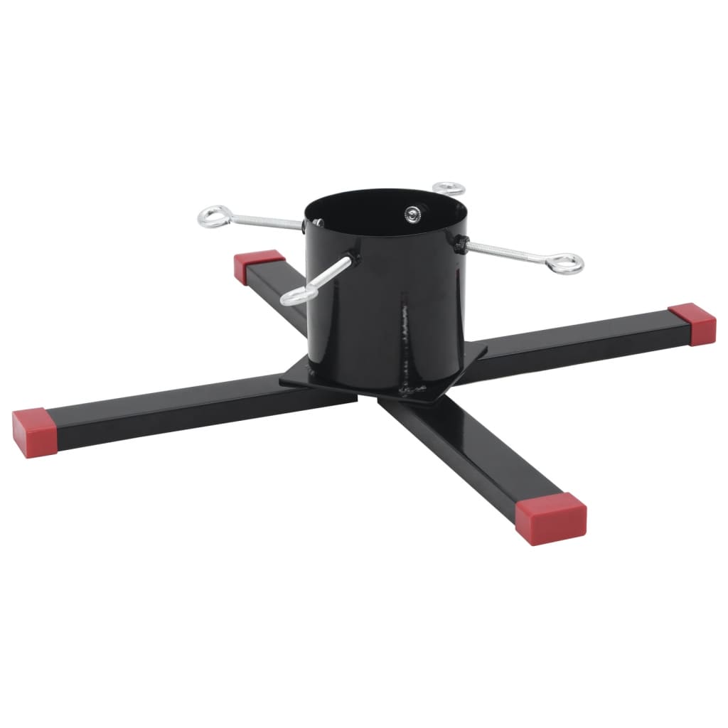 juletræsfod 61x61x15,5 cm sort