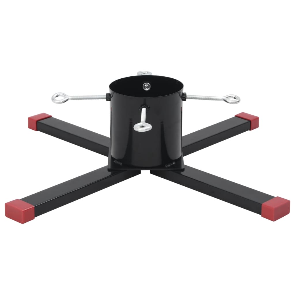 juletræsfod 61x61x15,5 cm sort