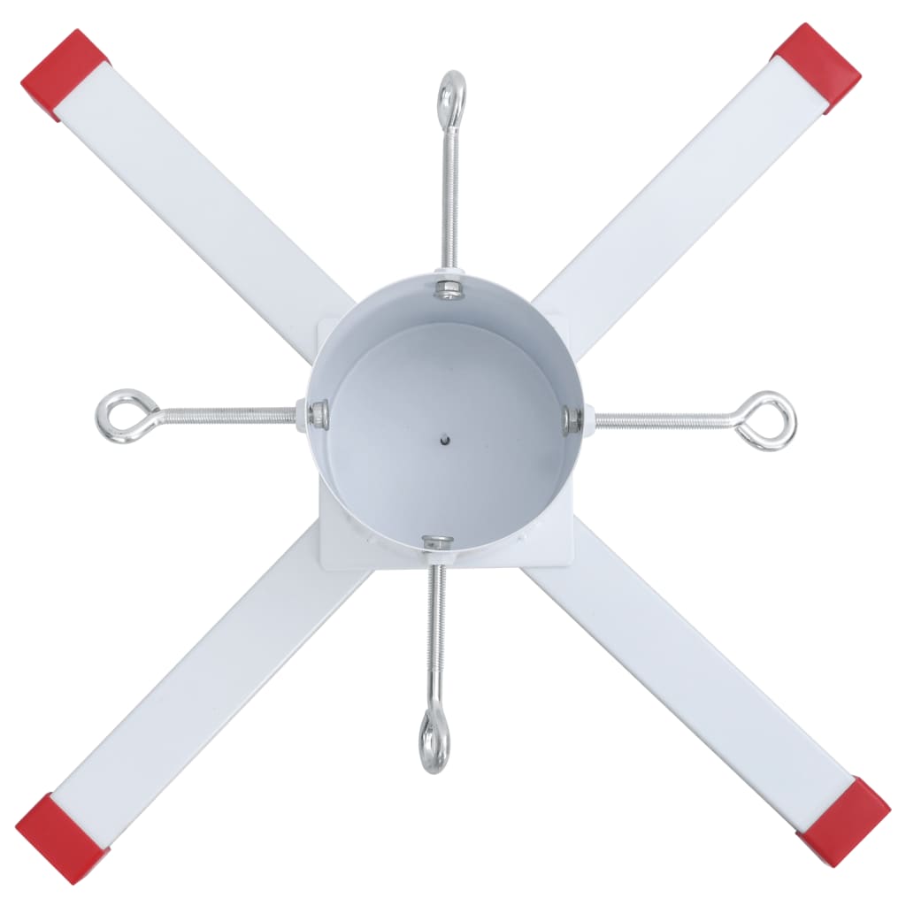 juletræsfod 61x61x15,5 cm hvid