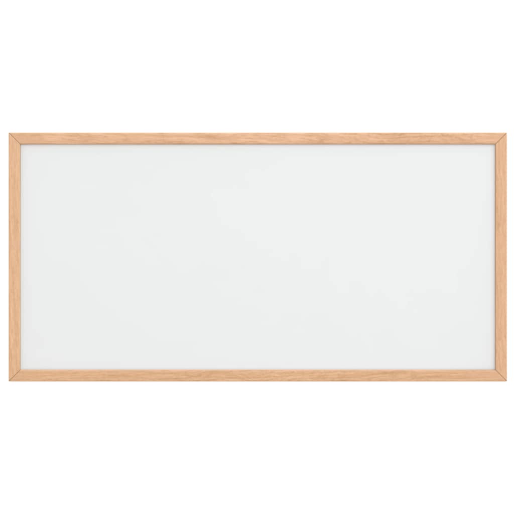 magnetisk whiteboardtavle med ramme i massivt fyrretræ 60x30 cm