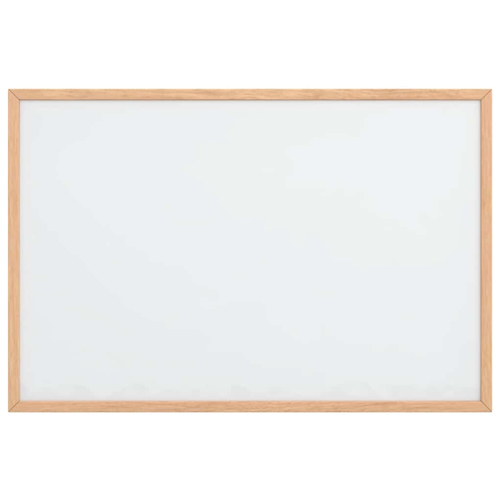 magnetisk whiteboardtavle med ramme i massivt fyrretræ 60x40 cm