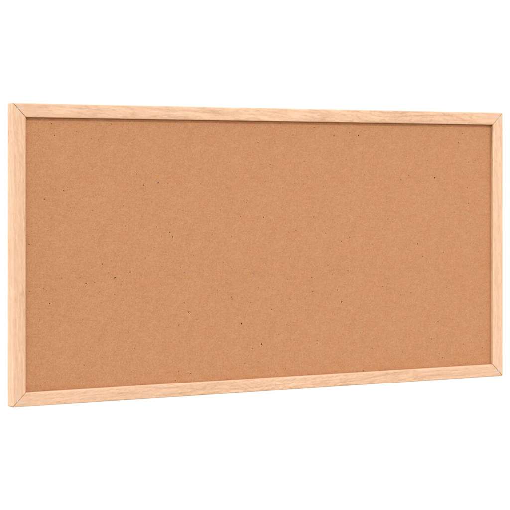 tavle med ramme af massivt fyrretræ sort 60x30 cm