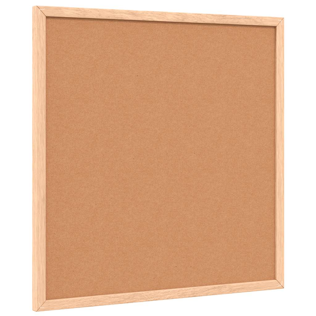 kridttavle med ramme af massivt fyrretræ 40x40 cm sort