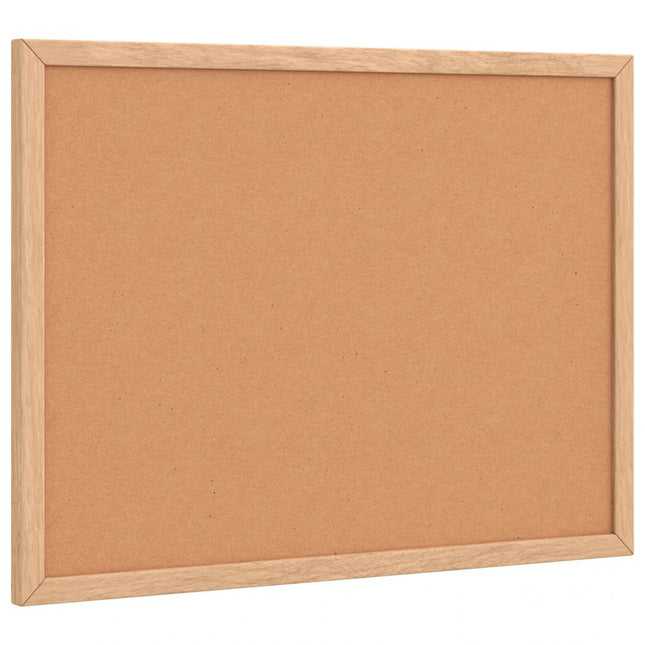 korktavle med ramme af massivt fyrretræ 40x30 cm