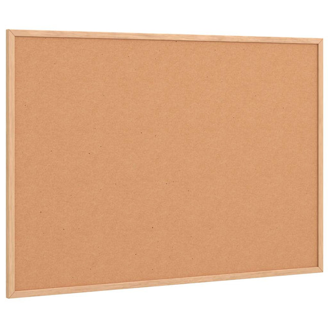 korktavle med ramme i massivt fyrretræ 80x55 cm