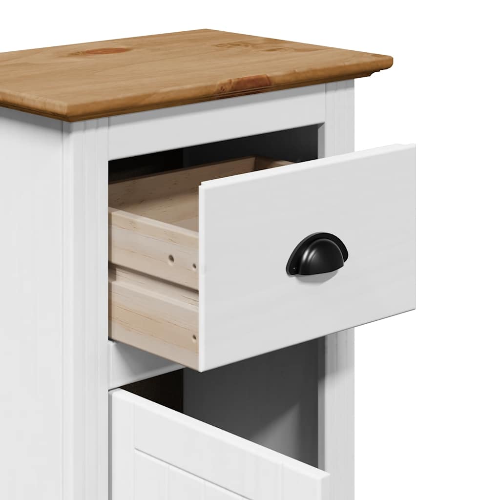 badeværelsesskab BODO 44x30x60 cm hvid og brun