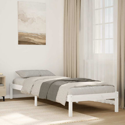 ekstra lang sengeramme uden madras 90x210 cm massivt fyrretræ
