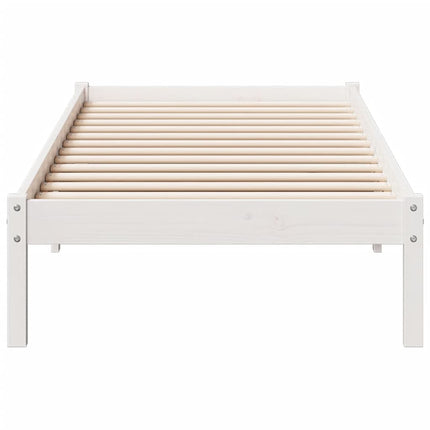 ekstra lang sengeramme uden madras 80x220 cm massivt fyrretræ