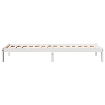 ekstra lang sengeramme uden madras 90x220 cm massivt fyrretræ
