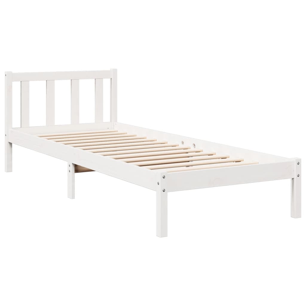 ekstra lang sengeramme uden madras 90x210 cm massivt fyrretræ
