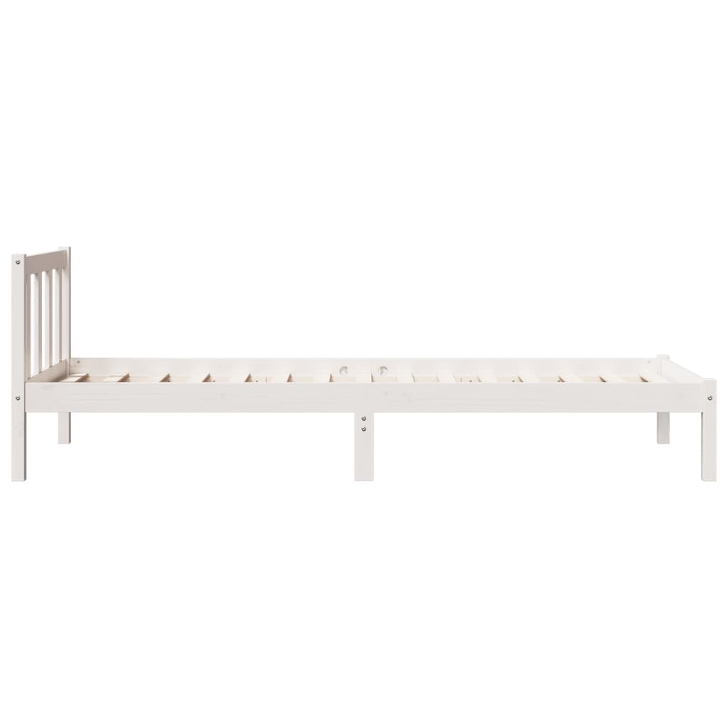 ekstra lang sengeramme uden madras 100x210 cm massivt fyrretræ