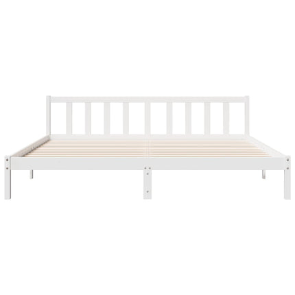 ekstra lang sengeramme uden madras 180x220 cm massivt fyrretræ